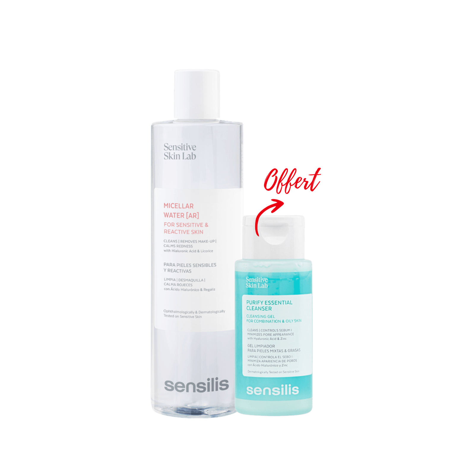 Sensilis Eau Micellaire AR + Purify Essential Cleanser (Offert)