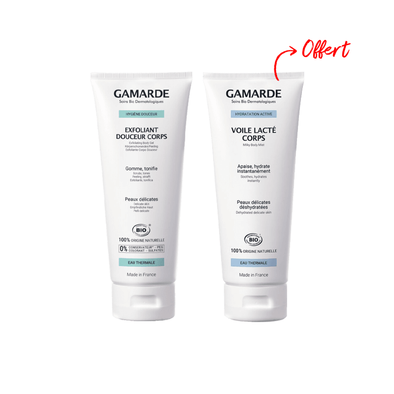 GAMARDE Exfoliant Douceur Corps + Voile Lacte Corps