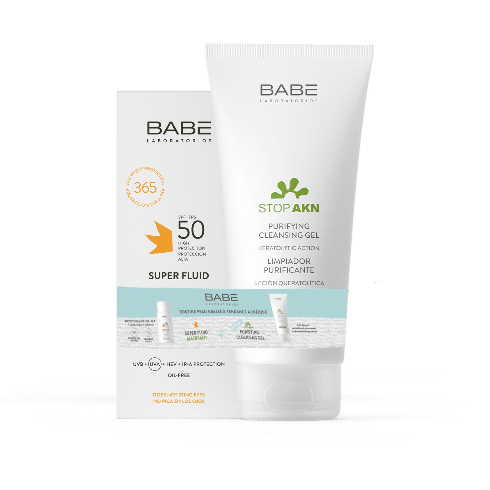 SUPER FLUID MATIFIANT + PURIFYING CLEANSING GEL (Offert)