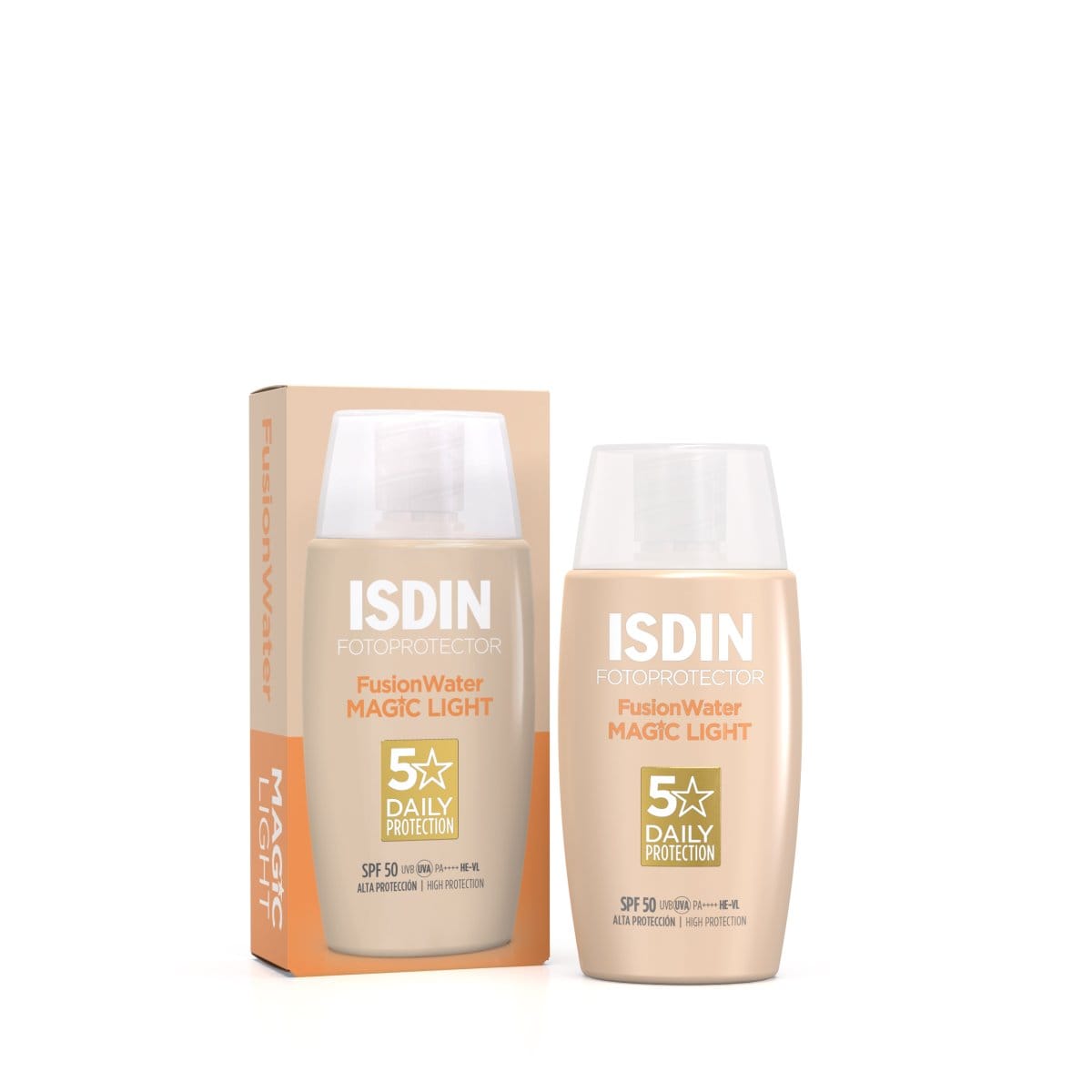 ISDIN Fotoprotector Fusion Water MAGIC Light SPF50 | 50ML