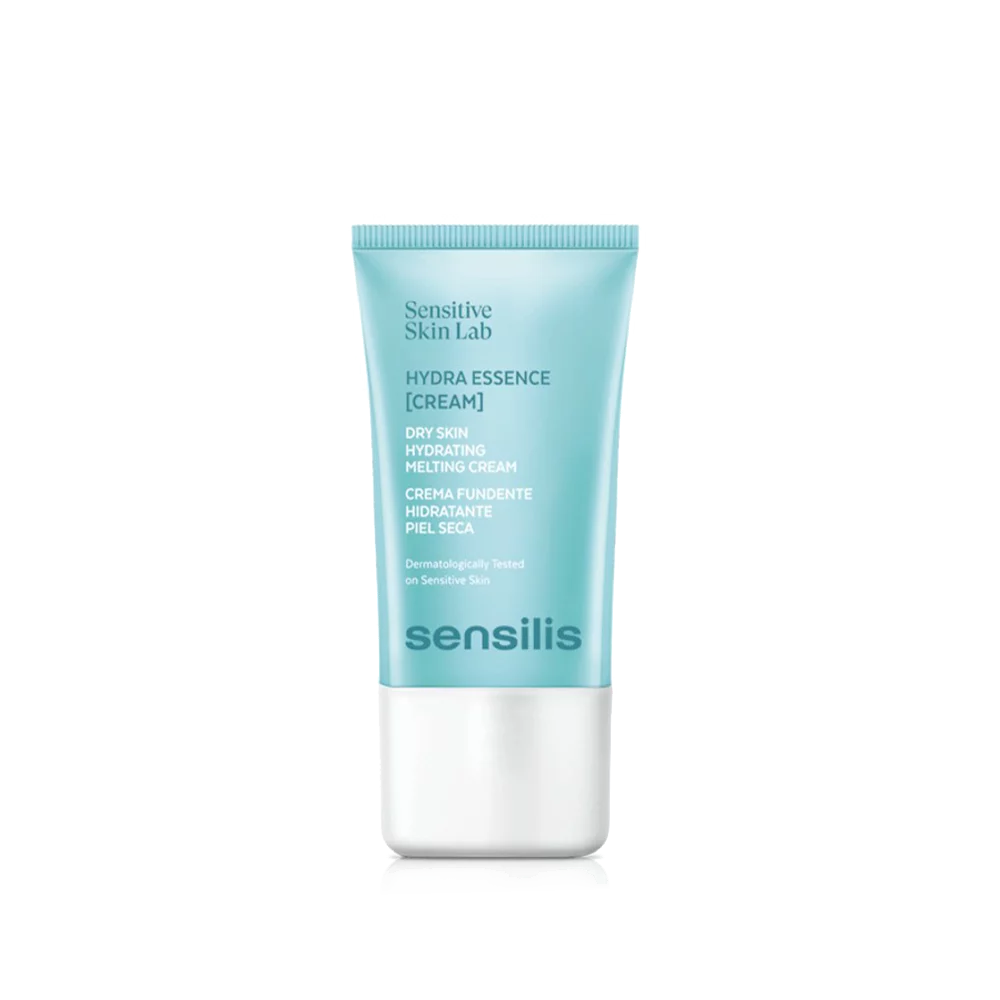 Crème hydratante Sensilis Sensitive Skin Lab Hydra Essence pour peaux sèches et sensibles.