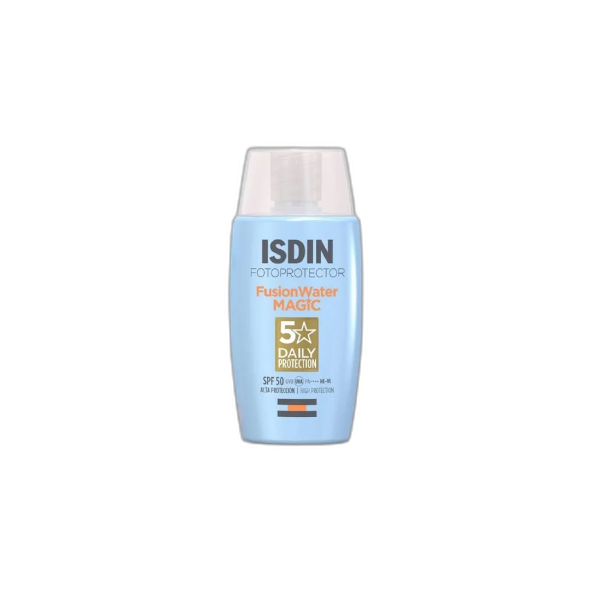 Isdin Fotoprotector Fusion Water Magic Invisible SPF50 50ml, protection solaire visage haute protection