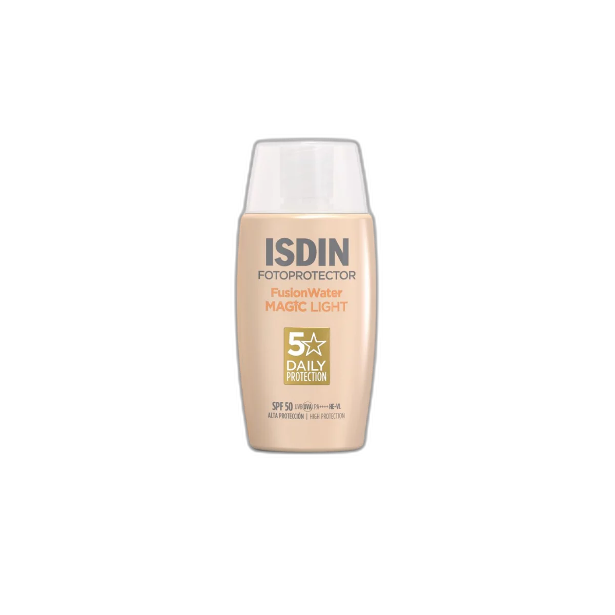 Isdin Fotoprotector Fusion Water Color Light SPF50 50ml, protection solaire teintée claire