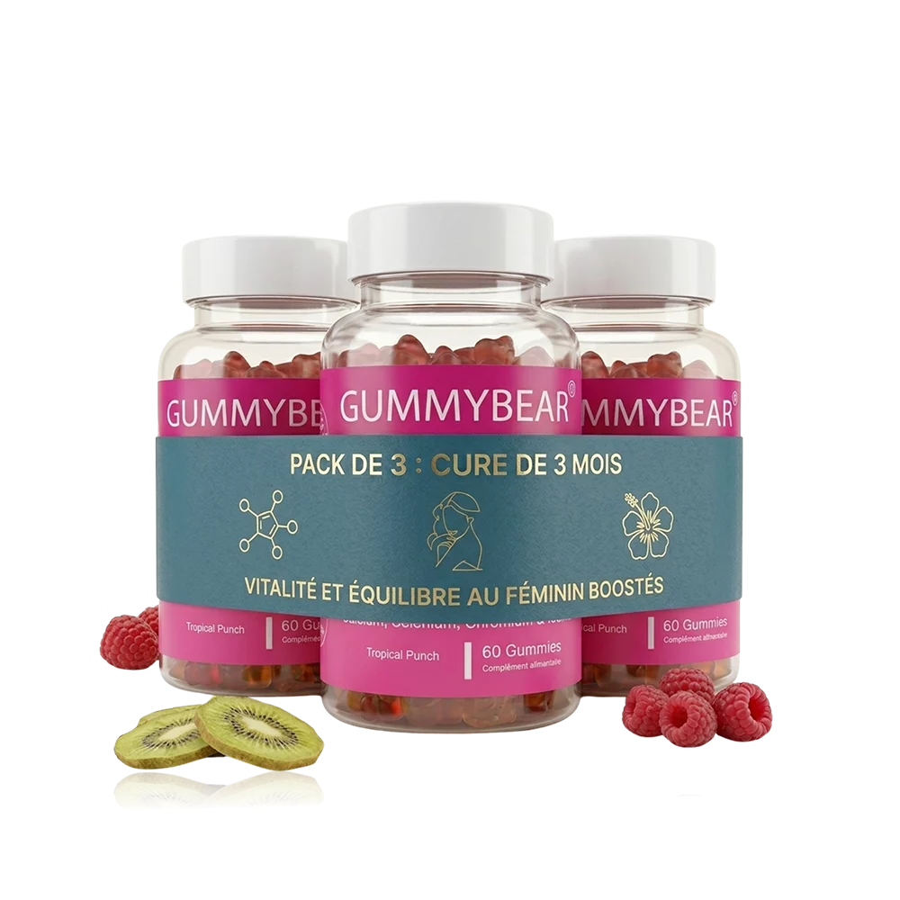 Gummy Bear Women's Multi - Pack De 3 Boites