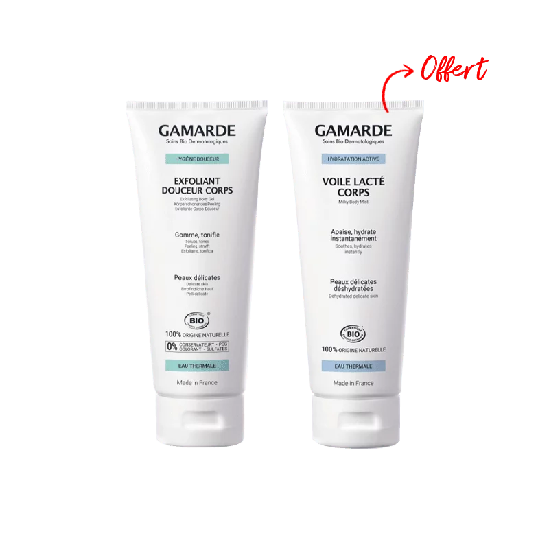 Gamarde Exfoliant Douceur Corps + Voile Lacte Corps