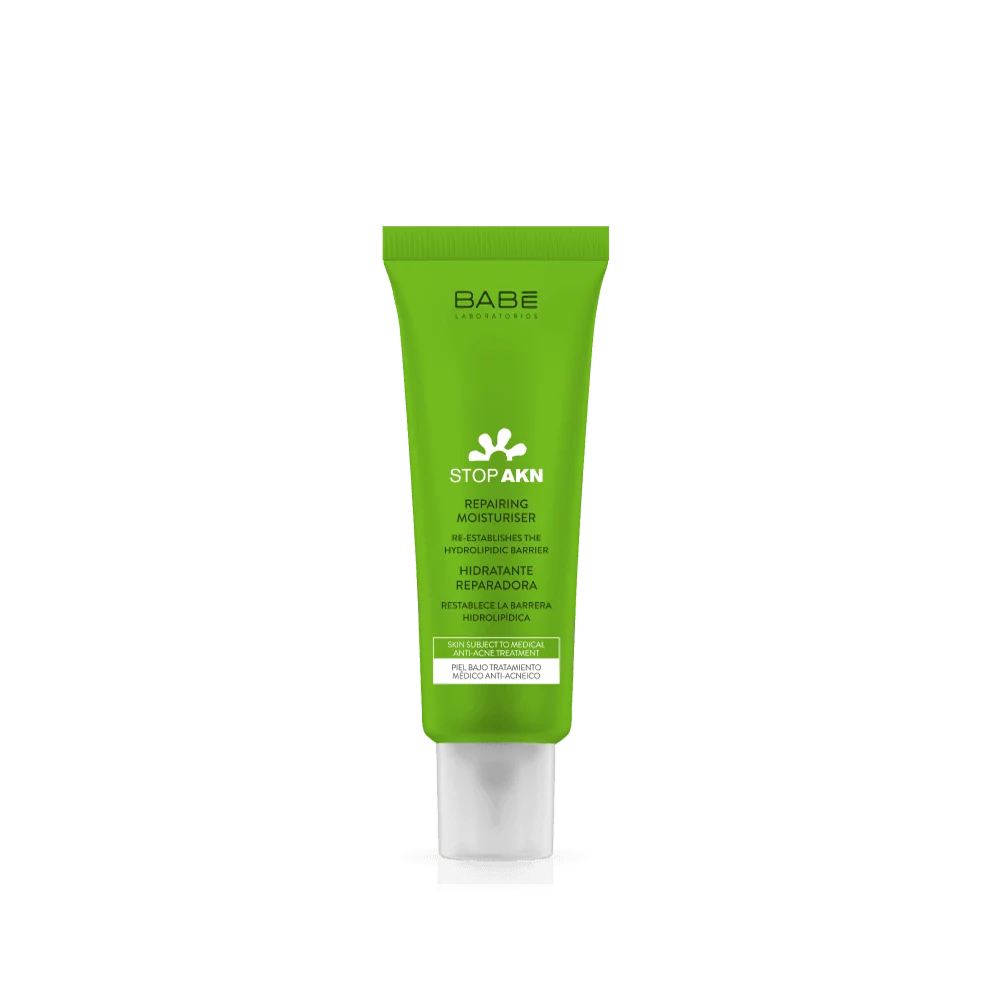 Crème hydratante réparatrice Stop Akn de Babe Laboratorios.