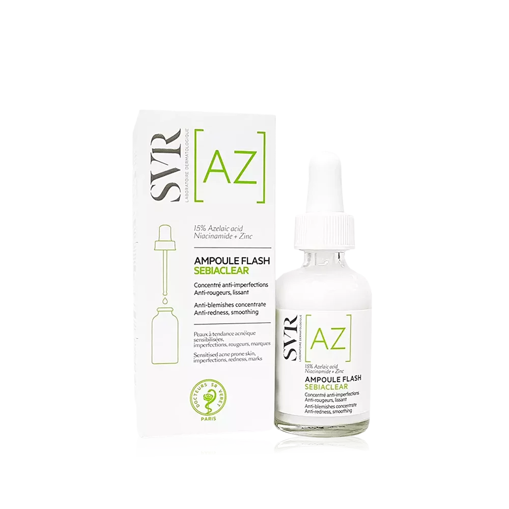 Syr AZ Ampoule Flash Sebiaclear, concentré anti-imperfections.