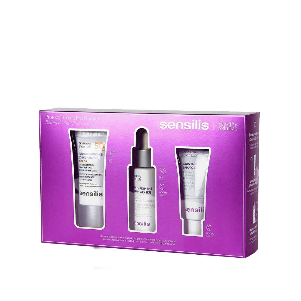 Pack Sensilis Sensitive Skin Lab : produits anti-tâches et hyperpigmentation.