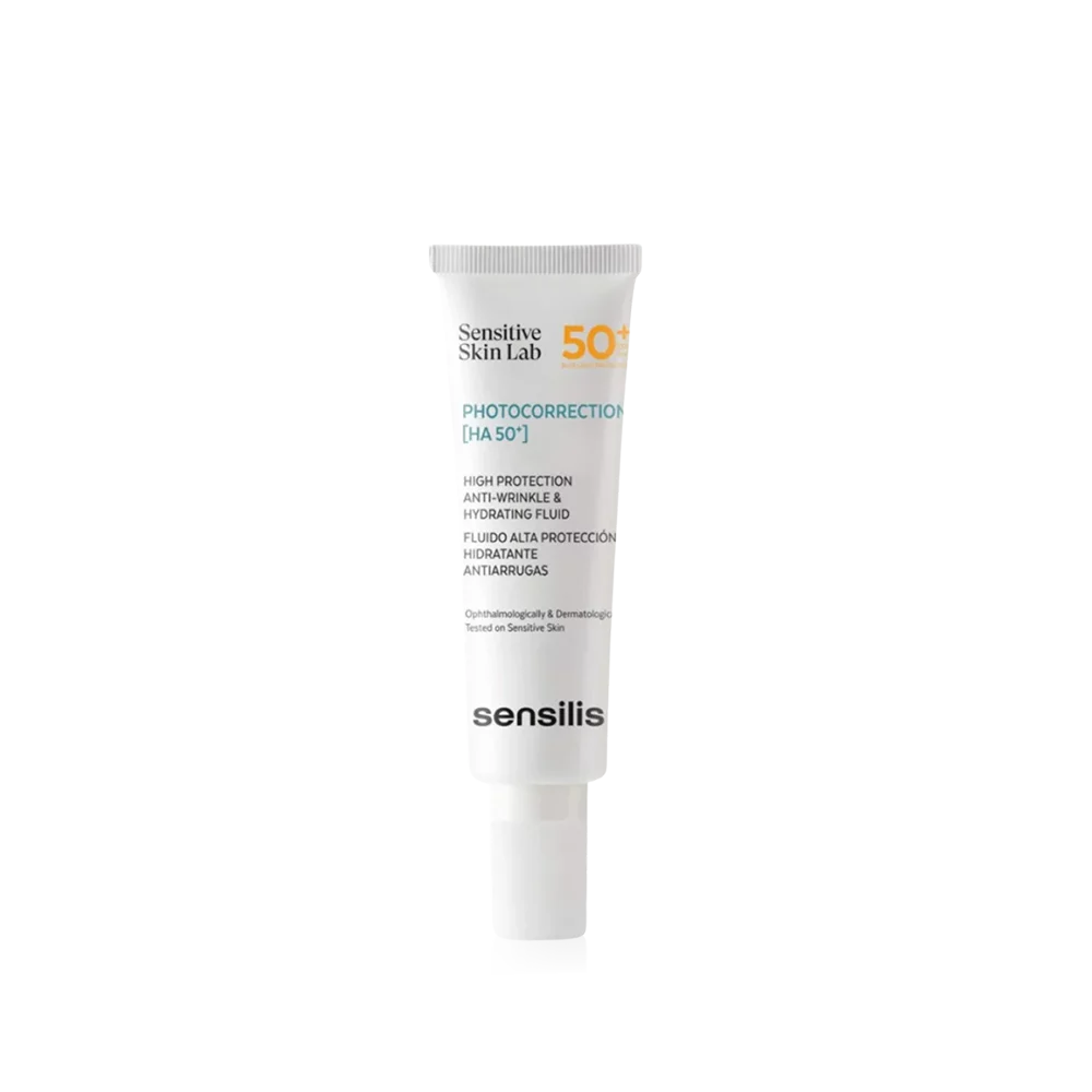 Crème solaire Sensilis Sensitive Skin Lab Photocorrection 50+ anti-âge et hydratante.