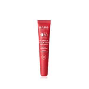 Babe Laboratorios, Lip & Cheek Color Balm SPF 50, teint, peptides, acide hyaluronique.