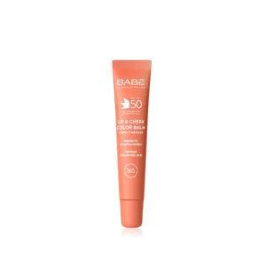 Babe Laboratorios, baume colorant pour les lèvres et les joues SPF 50.
