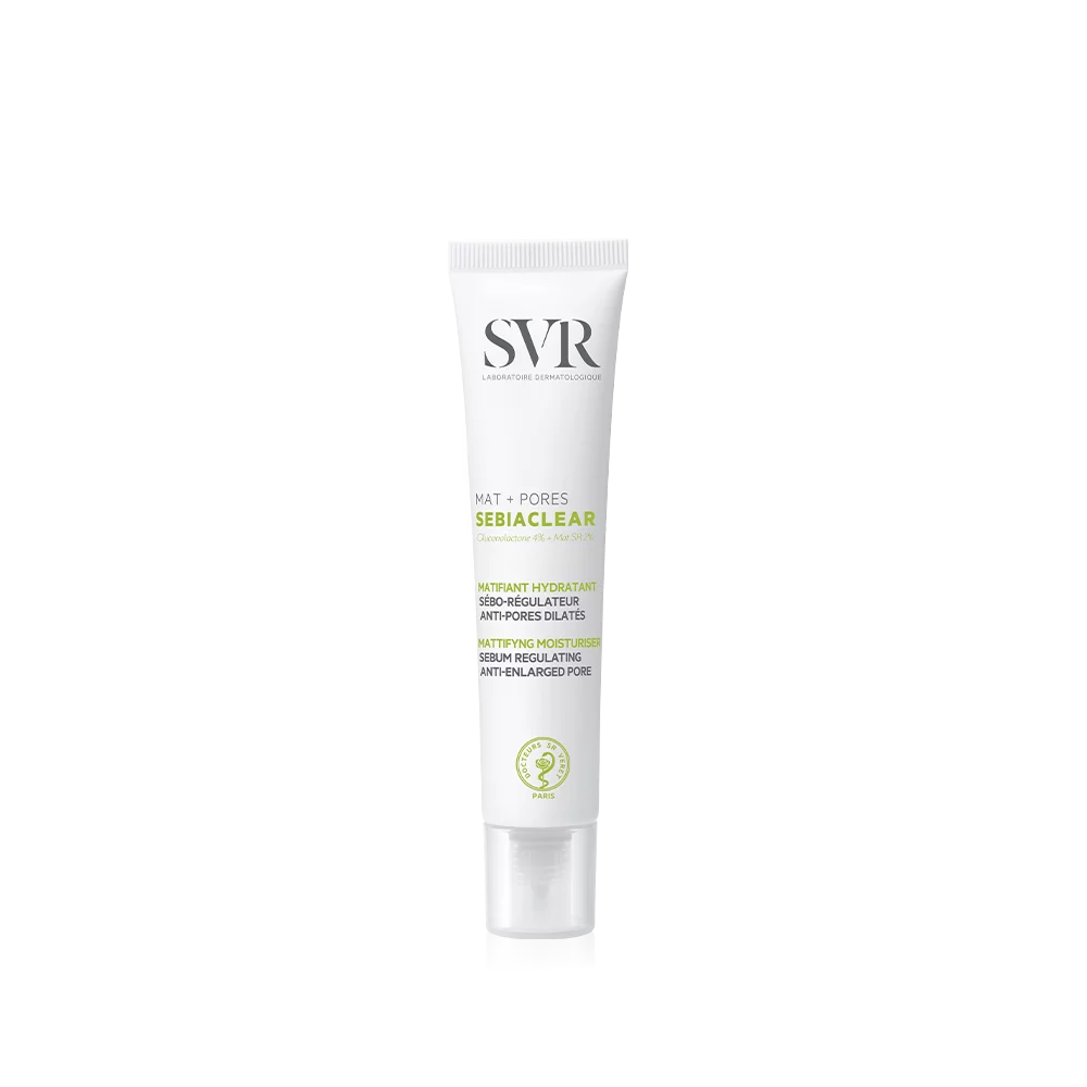SVR Sebiaclear, matifiant hydratant, soin de la peau.