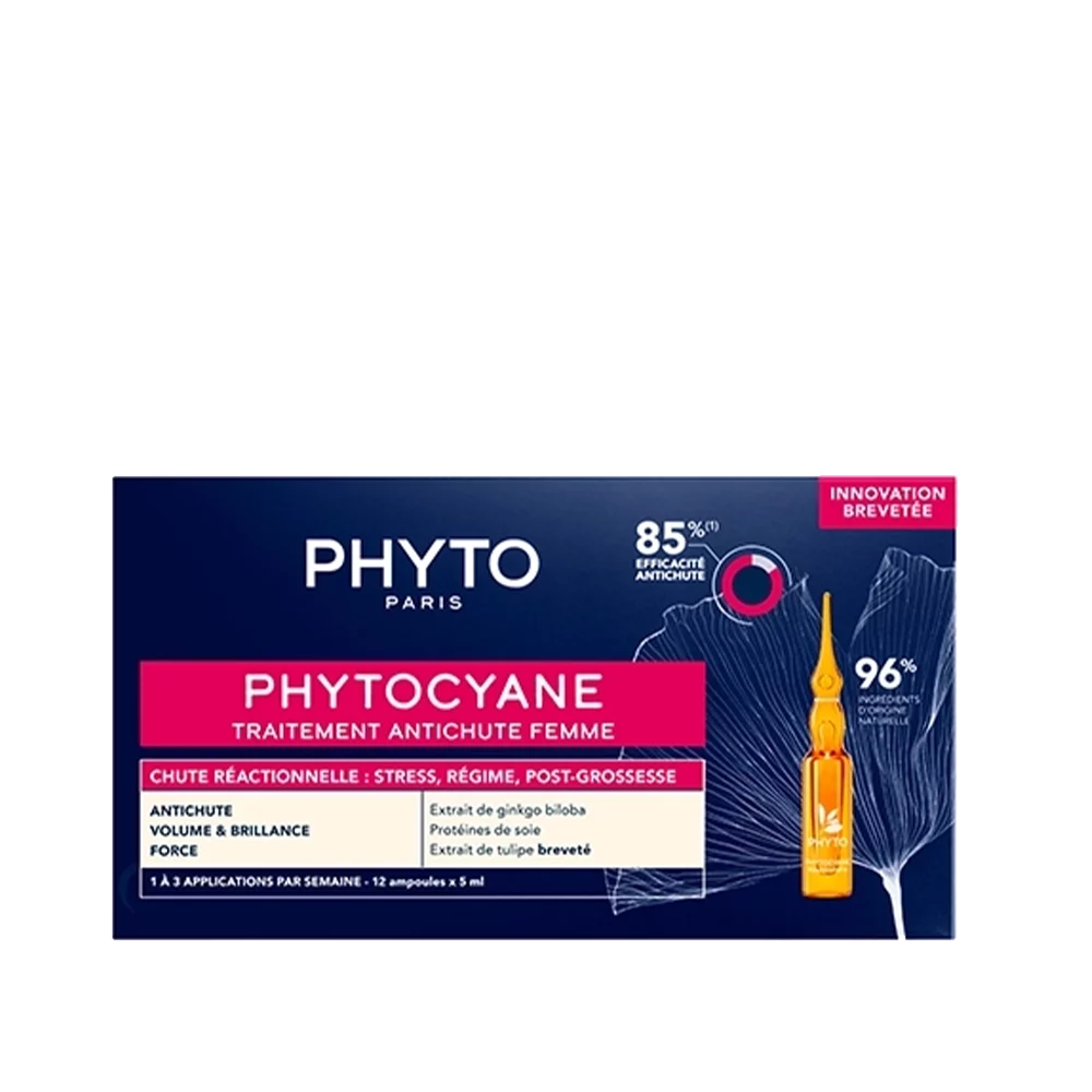 Phytocyane traitement antichute femme de Phyto Paris.