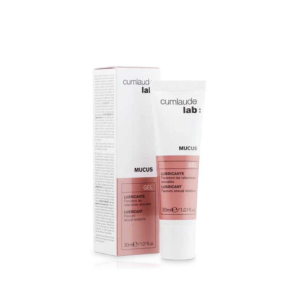 Lubrifiant MUCUS de Cumlaud Lab, 30ml, pour relations sexuelles.