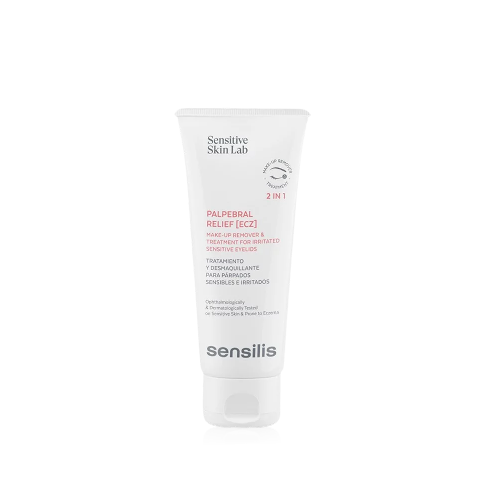Démaquillant et traitement pour paupières sensibles irritées Sensilis Sensitive Skin Lab.