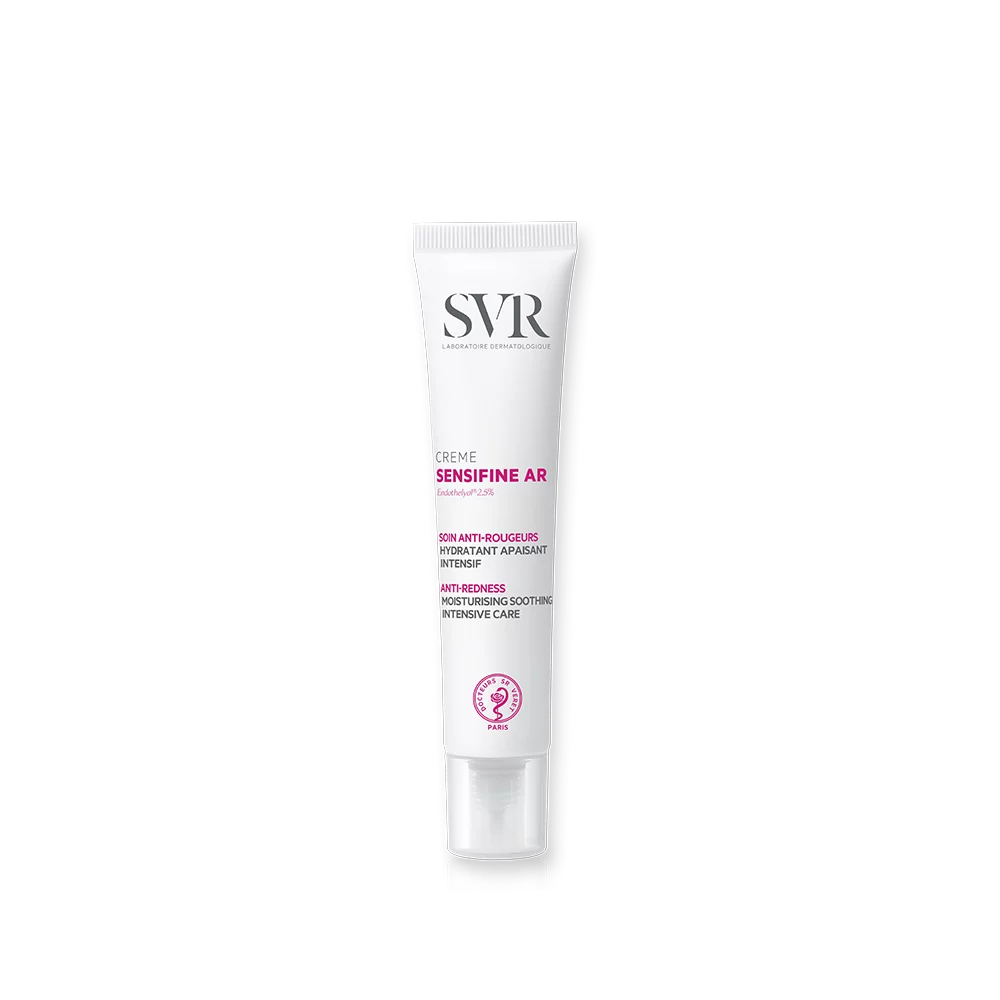 Crème Sensifine AR de SVR, soin anti-rougeurs hydratant apaisant intensif.