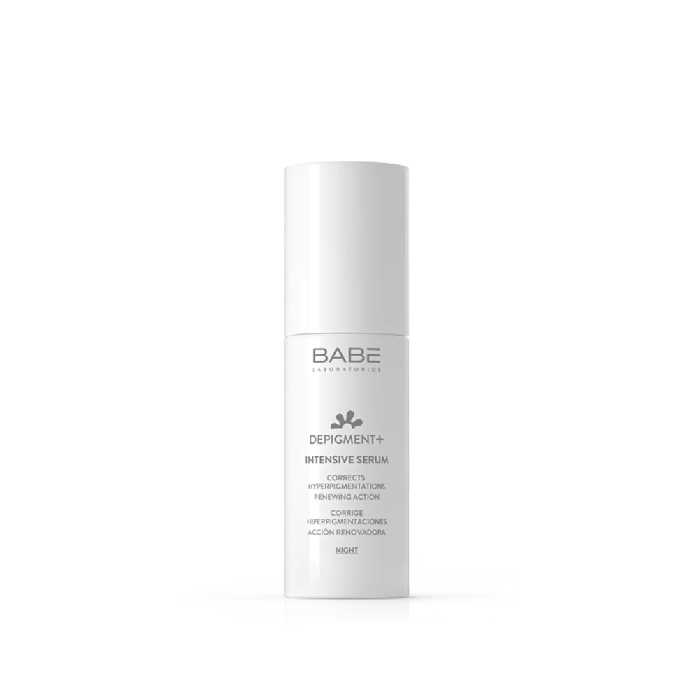 Sérum dépigmentant intensif Babe Laboratorios Depigment+ pour corriger les hyperpigmentations.