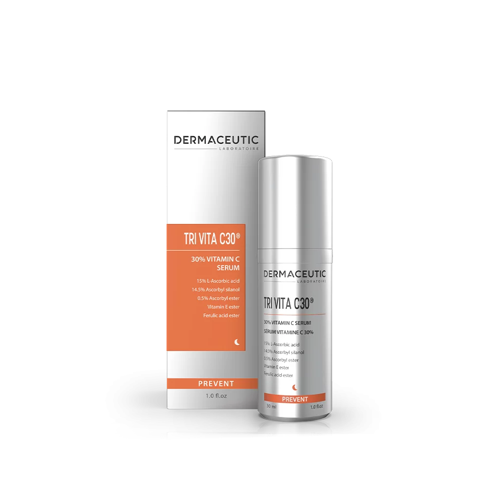 Sérum Tri Vita C30 de Dermaceutic, 30% de vitamine C.