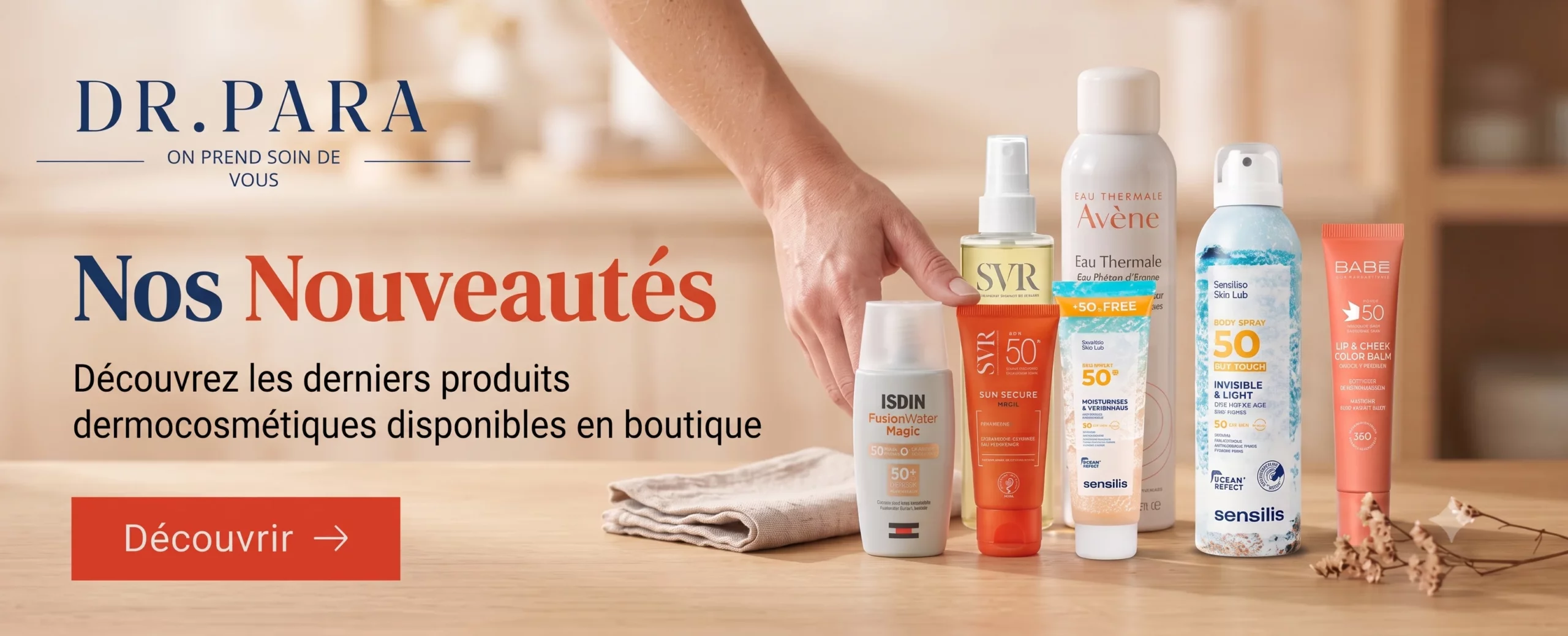 Découvrez les nouveautés disponibles dans notre parapharmacie en ligne DR PARA