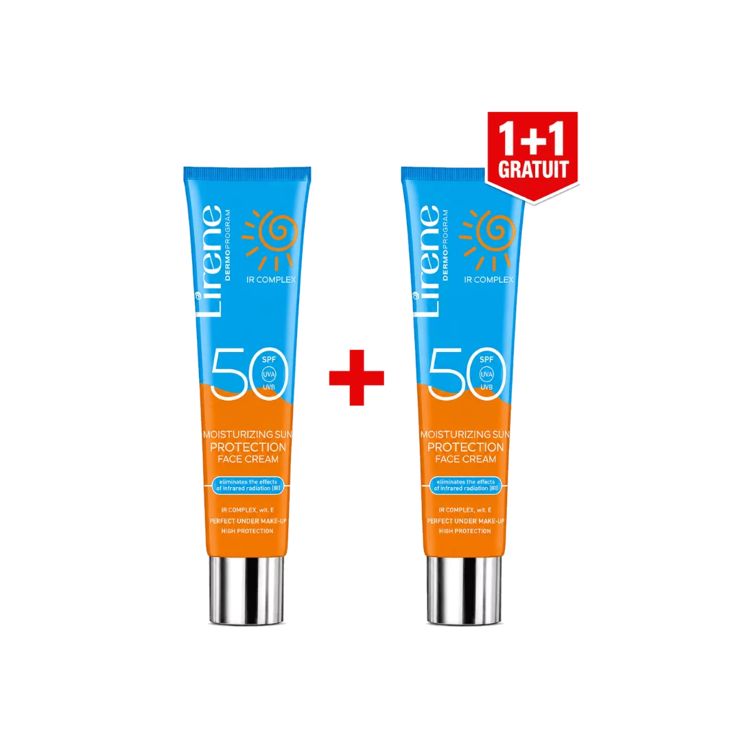 LIRENE Écran Visage Invisible SPF50+ 40ML + 2ème OFFERT