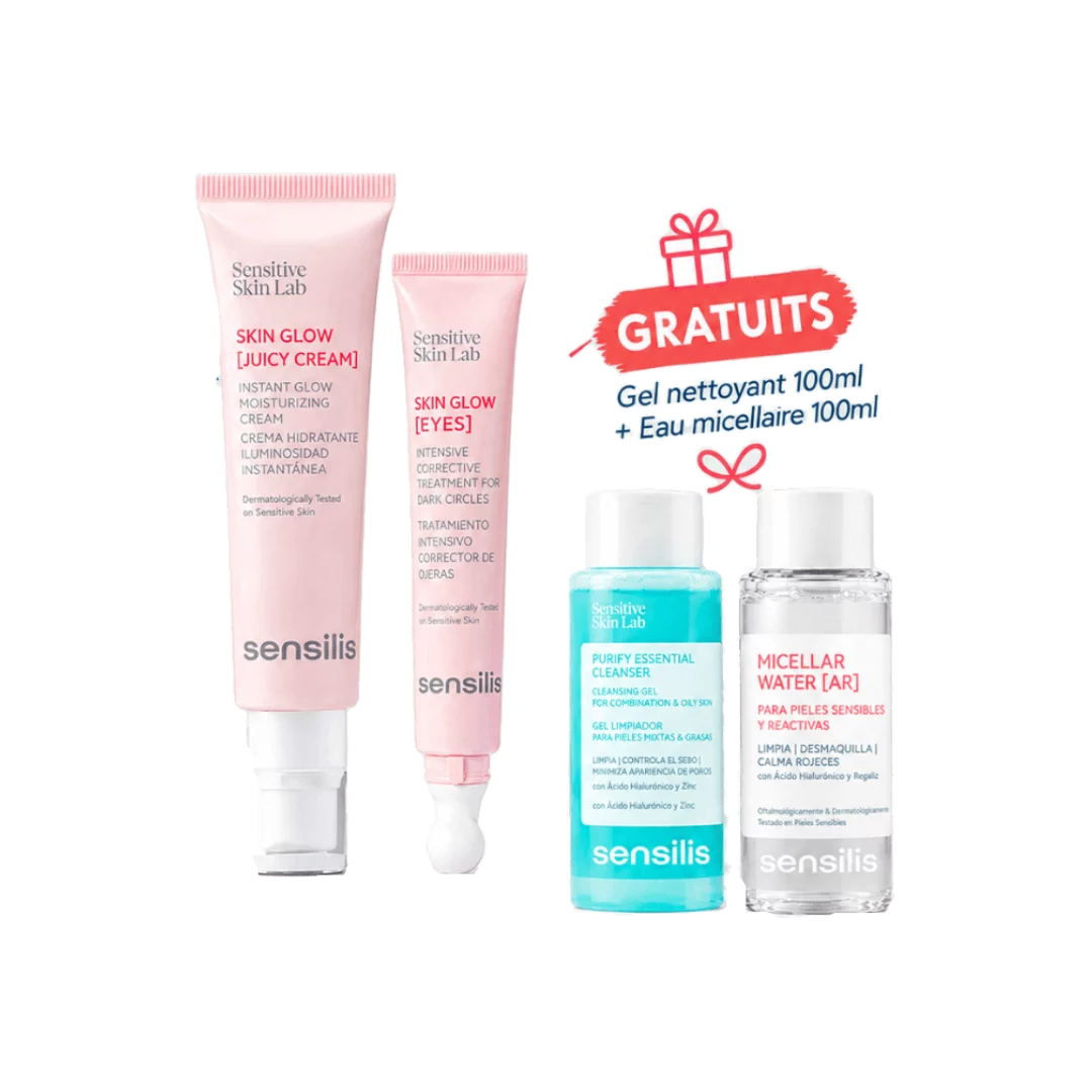 Sensilis Skin Glow Juicy Cream 50ML + Skin Glow K-Eyes 15ML